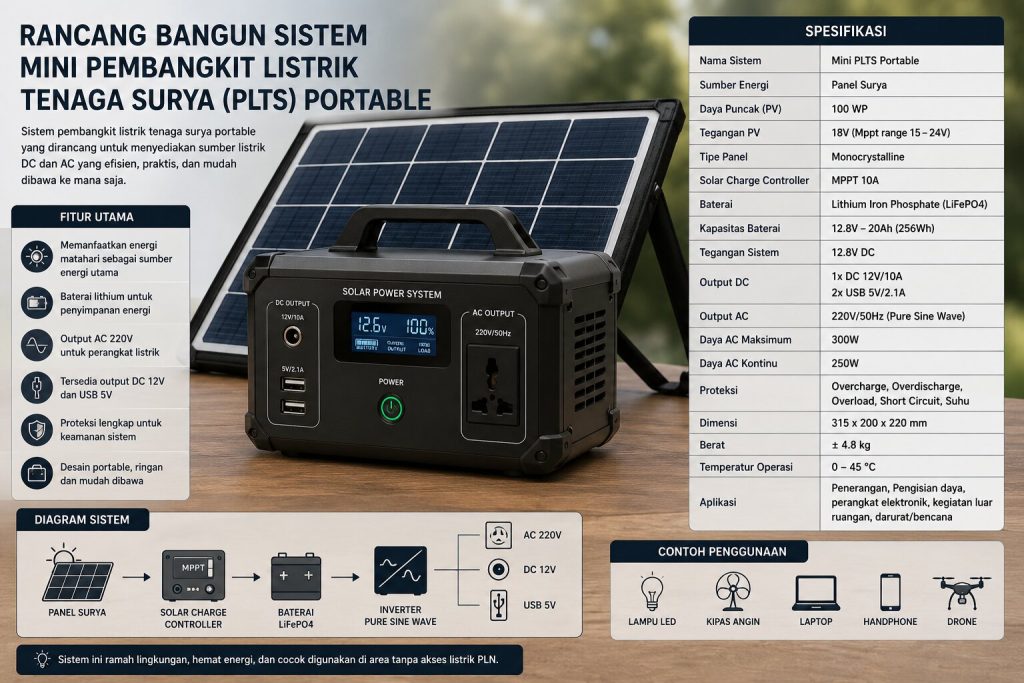 Cara Kerja Panel Surya Portable untuk Pemula